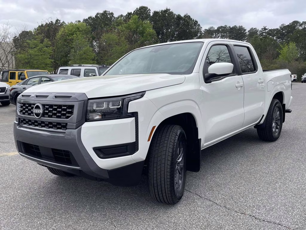 2026 Glacier White Nissan Frontier SV RWD Truck