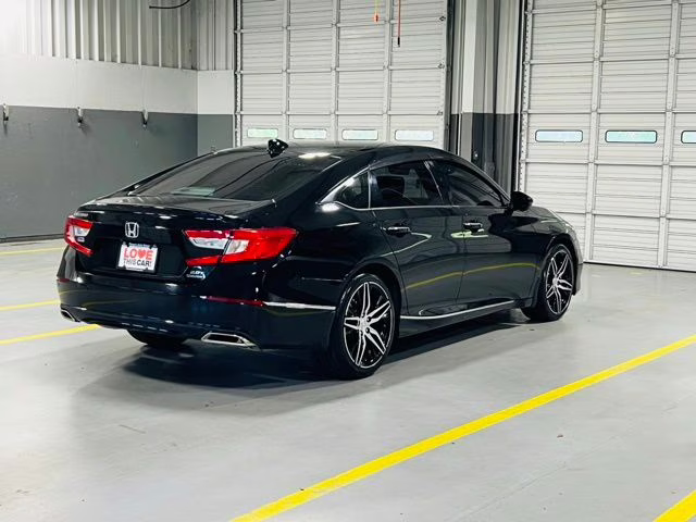 2021 Black Honda Accord Touring 2.0T FWD Sedan