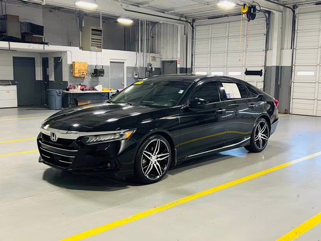 2021 Black Honda Accord Touring 2.0T FWD Sedan