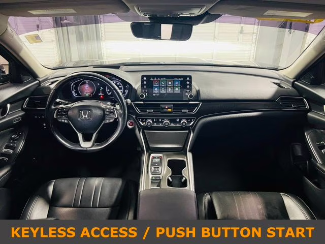 2021 Black Honda Accord Touring 2.0T FWD Sedan