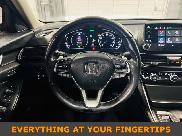 2021 Black Honda Accord Touring 2.0T FWD Sedan