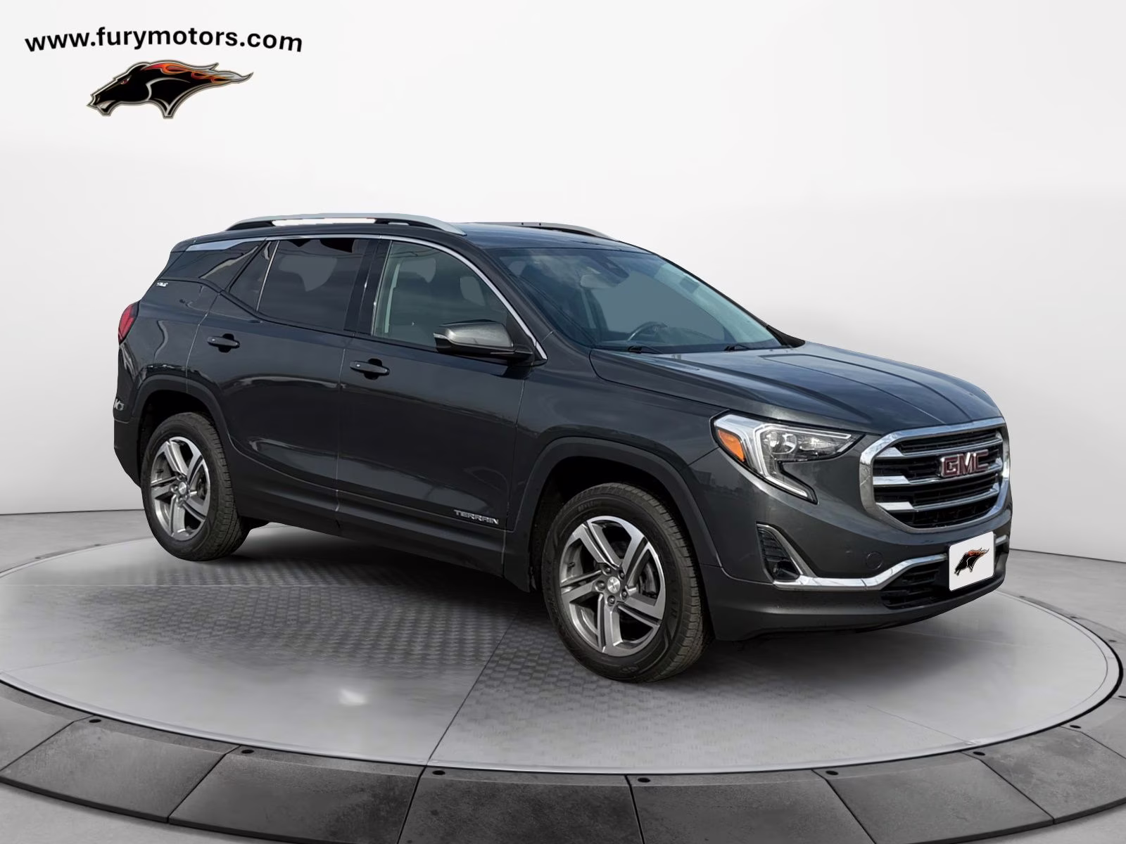 2021 Graphite Gray Metallic GMC Terrain SLT AWD SUV