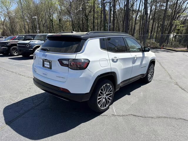 2023 White Jeep Compass 4X4 SUV
