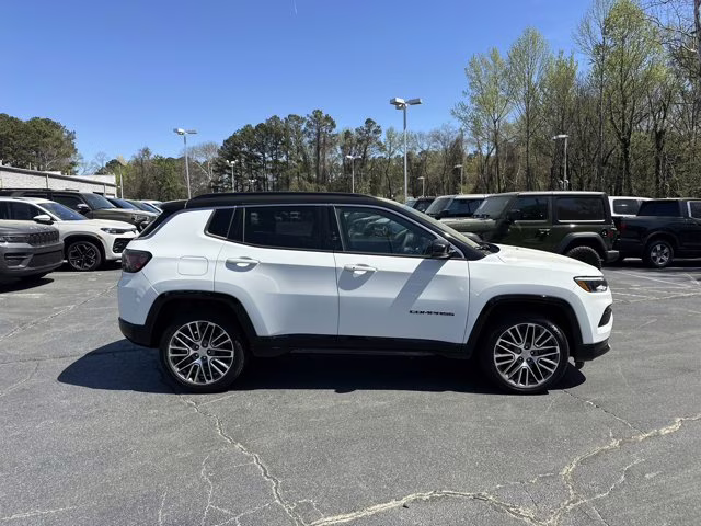 2023 White Jeep Compass 4X4 SUV