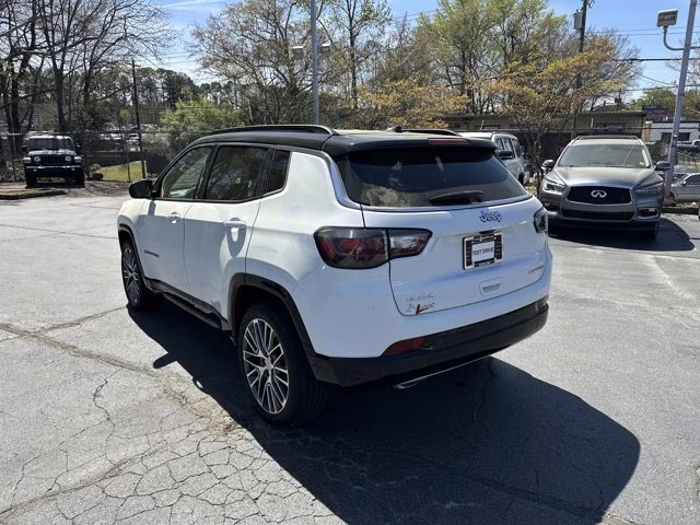 2023 White Jeep Compass 4X4 SUV