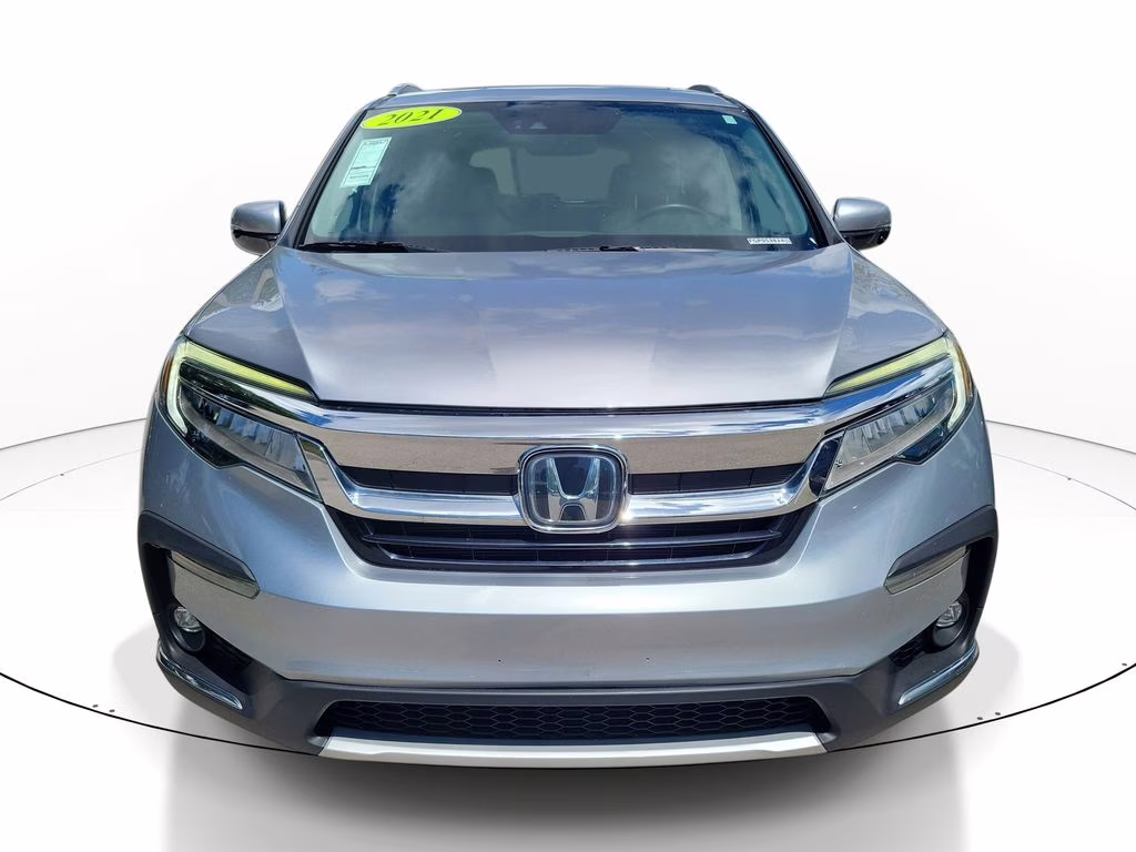 2021 Lunar Silver Metallic Honda Pilot Elite AWD SUV