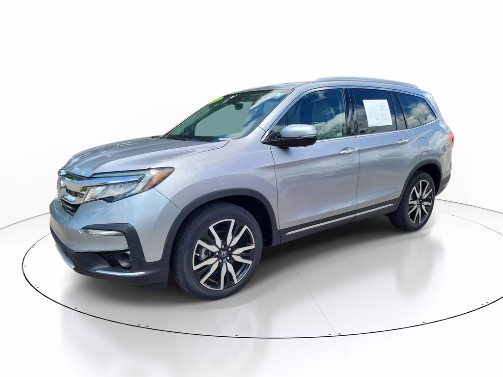 2021 Lunar Silver Metallic Honda Pilot Elite AWD SUV