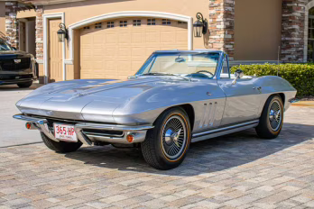 1965 Silver Chevrolet Corvette L76 RWD Convertible