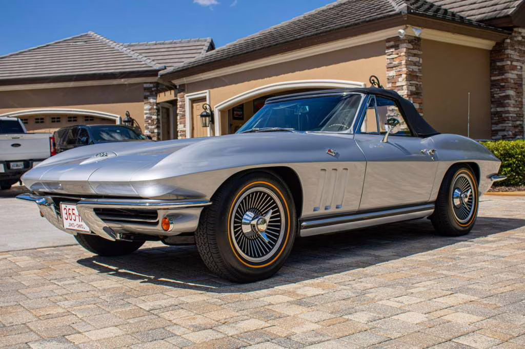 1965 Silver Chevrolet Corvette L76 RWD Convertible