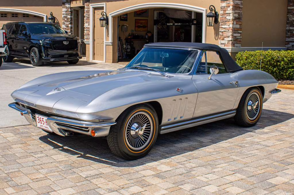 1965 Silver Chevrolet Corvette L76 RWD Convertible