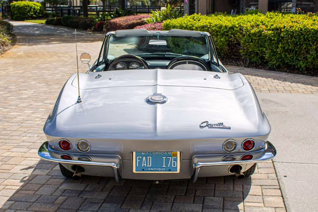 1965 Silver Chevrolet Corvette L76 RWD Convertible
