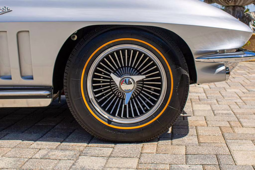 1965 Silver Chevrolet Corvette L76 RWD Convertible