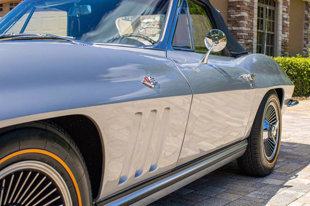1965 Silver Chevrolet Corvette L76 RWD Convertible