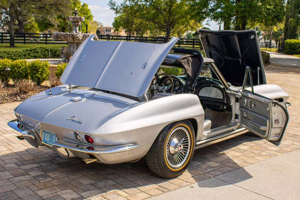 1965 Silver Chevrolet Corvette L76 RWD Convertible