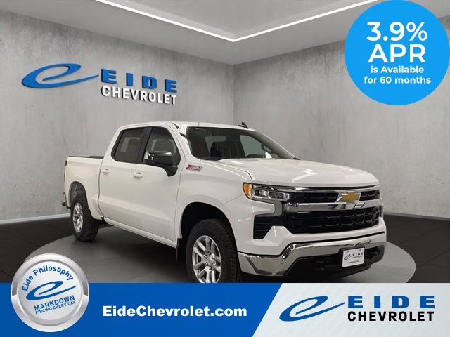2026 Summit White Chevrolet Silverado 1500 LT 4X4 Truck