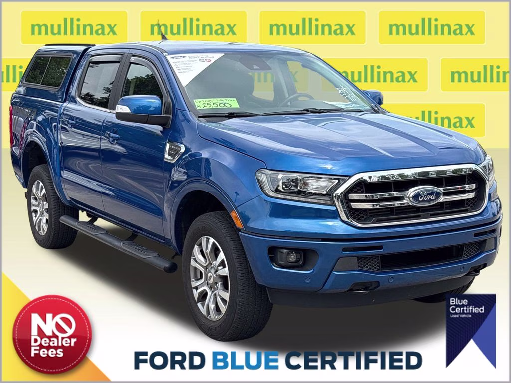 2020 Lightning Blue Metallic Ford Ranger Lariat RWD Truck