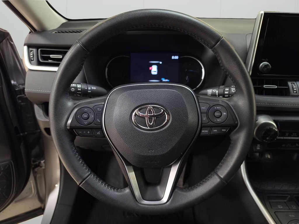 2023 Silver Sky Metallic Toyota RAV4 Hybrid XLE Premium AWD SUV