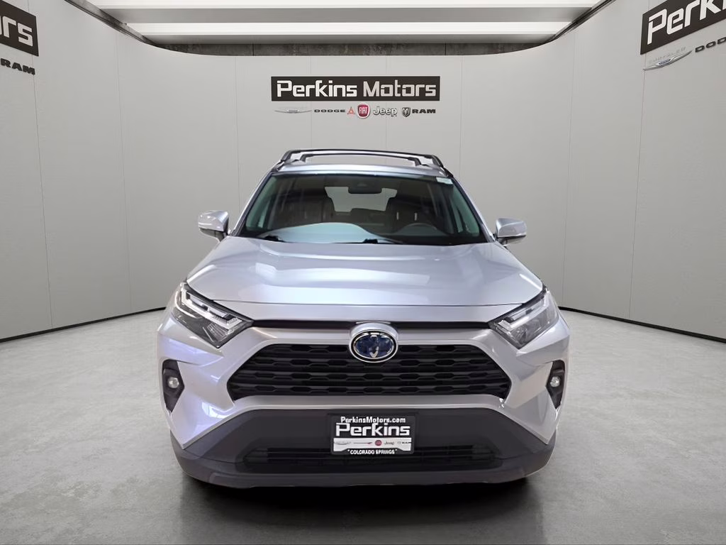 2023 Silver Sky Metallic Toyota RAV4 Hybrid XLE Premium AWD SUV