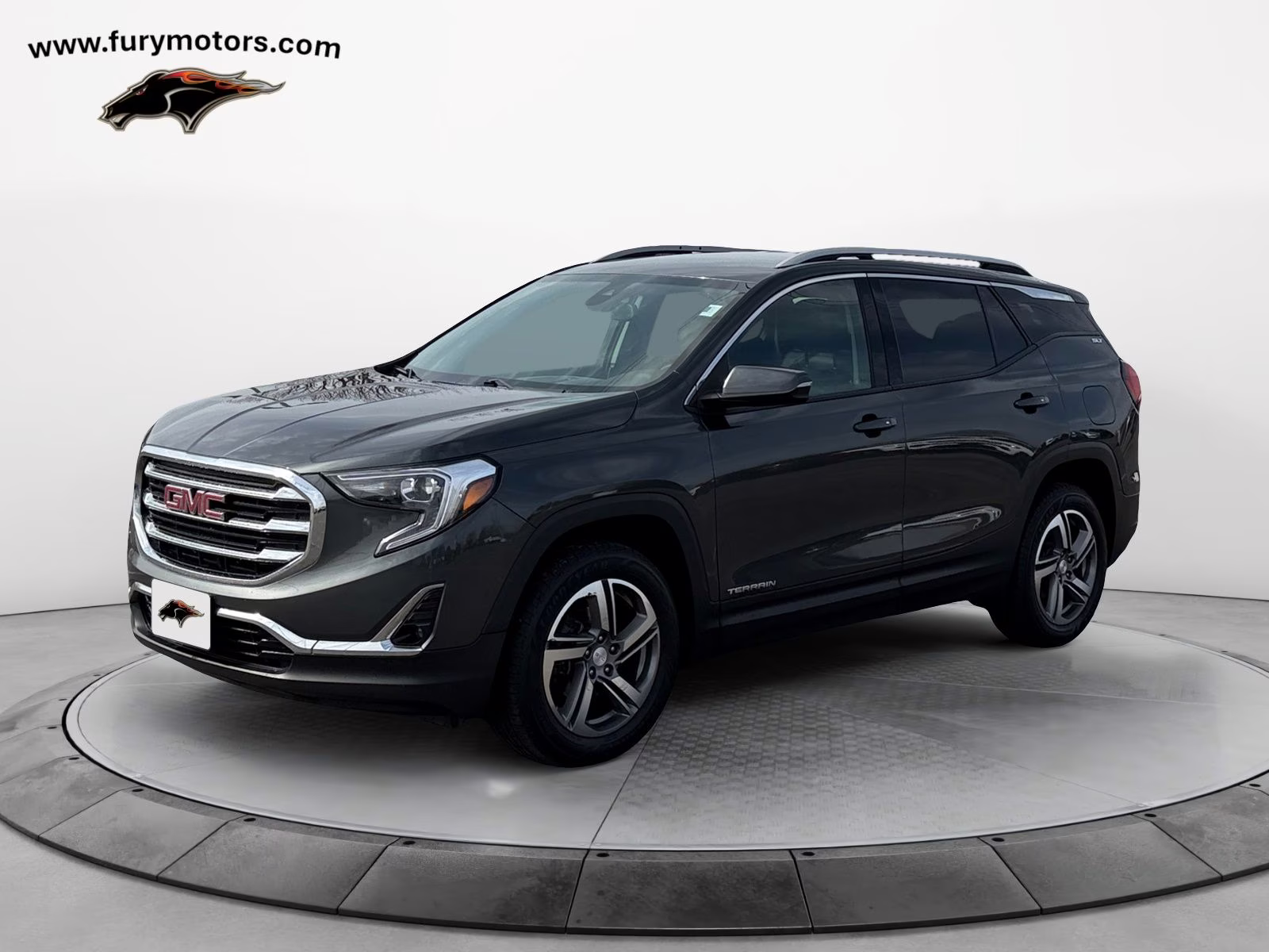 2021 Graphite Gray Metallic GMC Terrain SLT AWD SUV