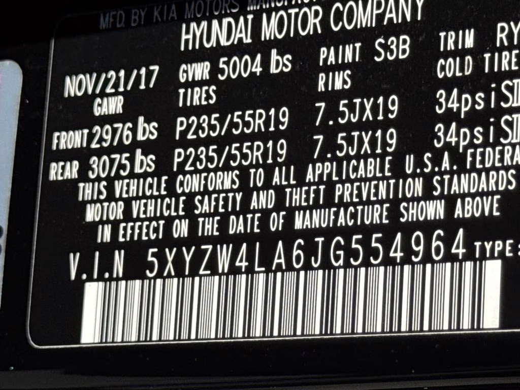 2018 Twilight Black Hyundai Santa Fe Sport 2.0T Ultimate FWD SUV