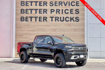 2019 Black Chevrolet Silverado 1500 High Country 4X4 Truck