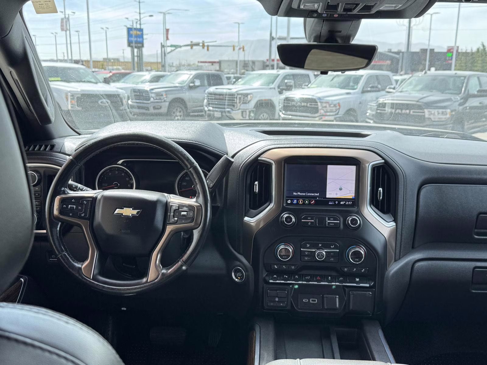 2019 Black Chevrolet Silverado 1500 High Country 4X4 Truck