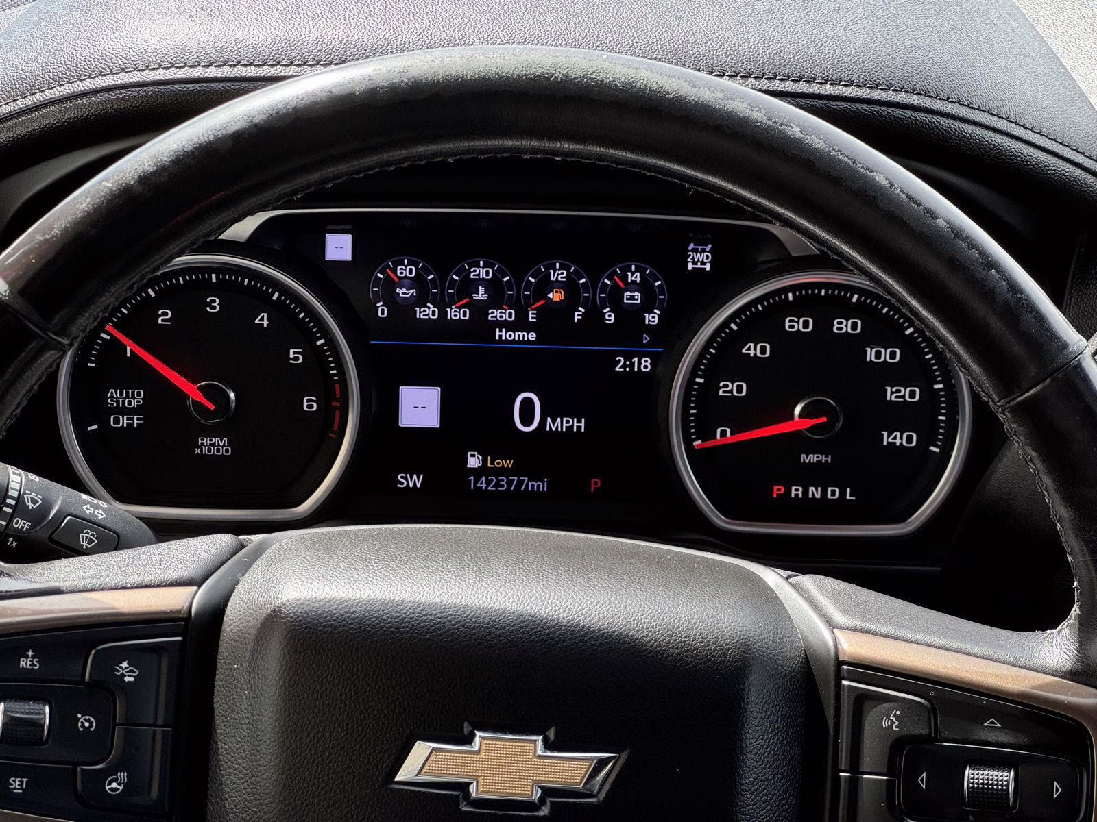 2019 Black Chevrolet Silverado 1500 High Country 4X4 Truck