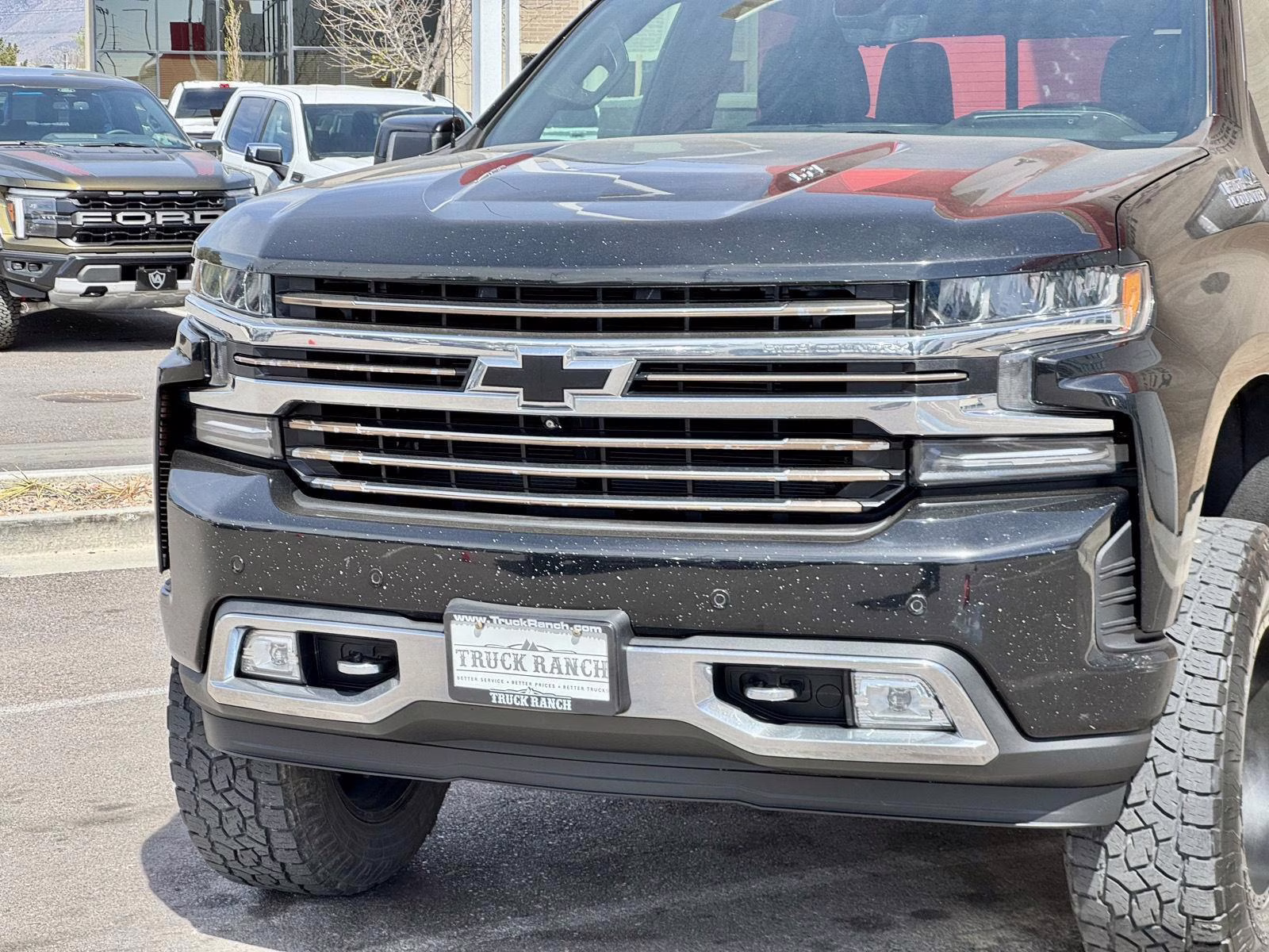 2019 Black Chevrolet Silverado 1500 High Country 4X4 Truck