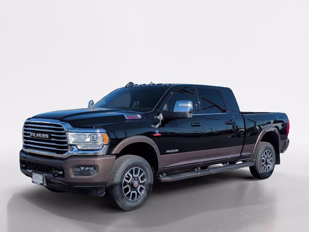 2024 Diamond Black Crystal Pearlcoat Ram 3500 Limited Longhorn 4X4 Truck