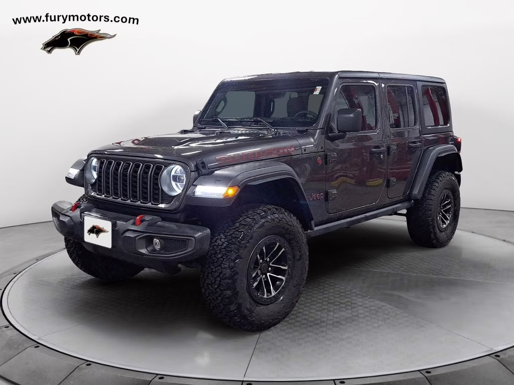 2024 Granite Crystal Metallic Clearcoat Jeep Wrangler Rubicon w/Tech & 35in Tire Pkg 4X4 SUV