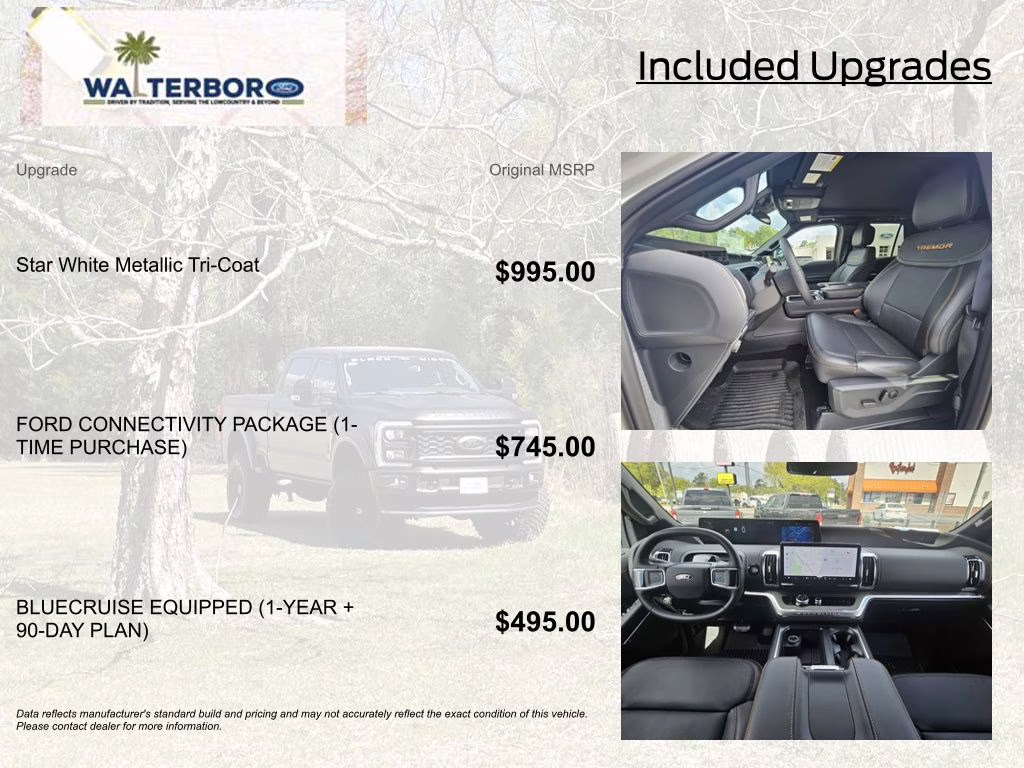 2026 Star White Metallic Tri-Coat Ford Expedition Tremor 4X4 SUV