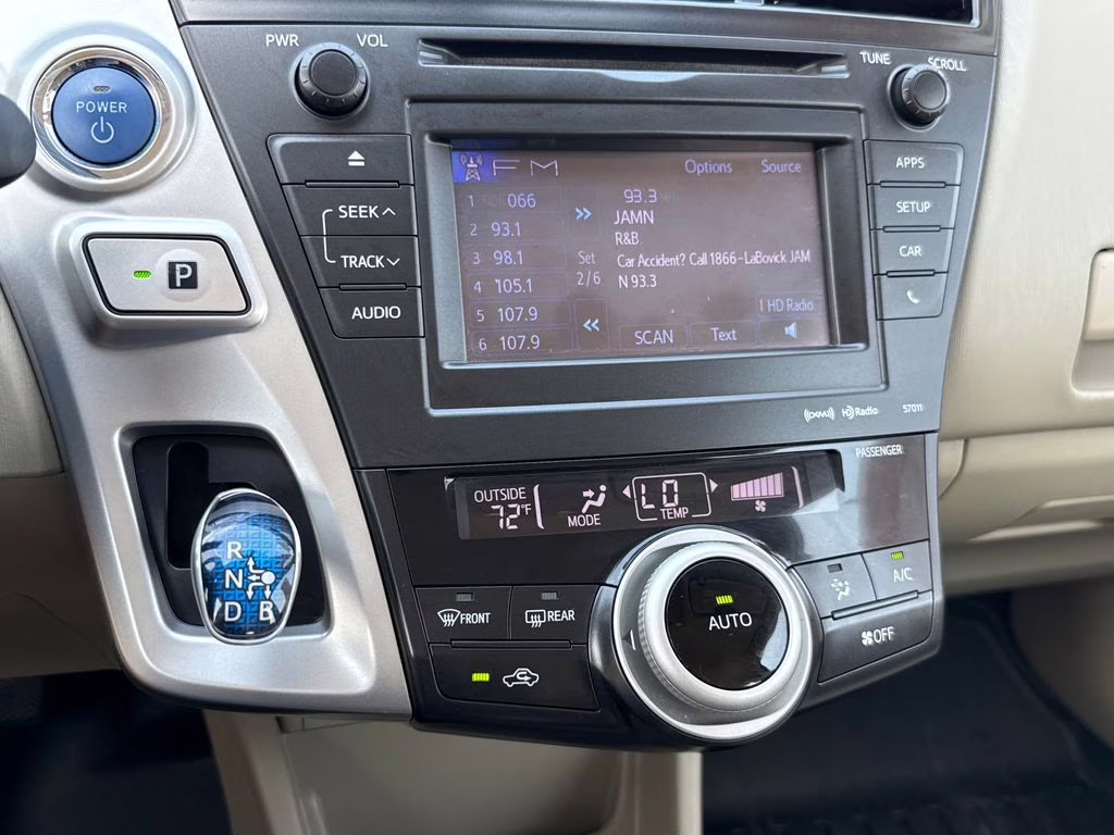 2013 Sea Glass Pearl Toyota Prius v Five FWD Crossover