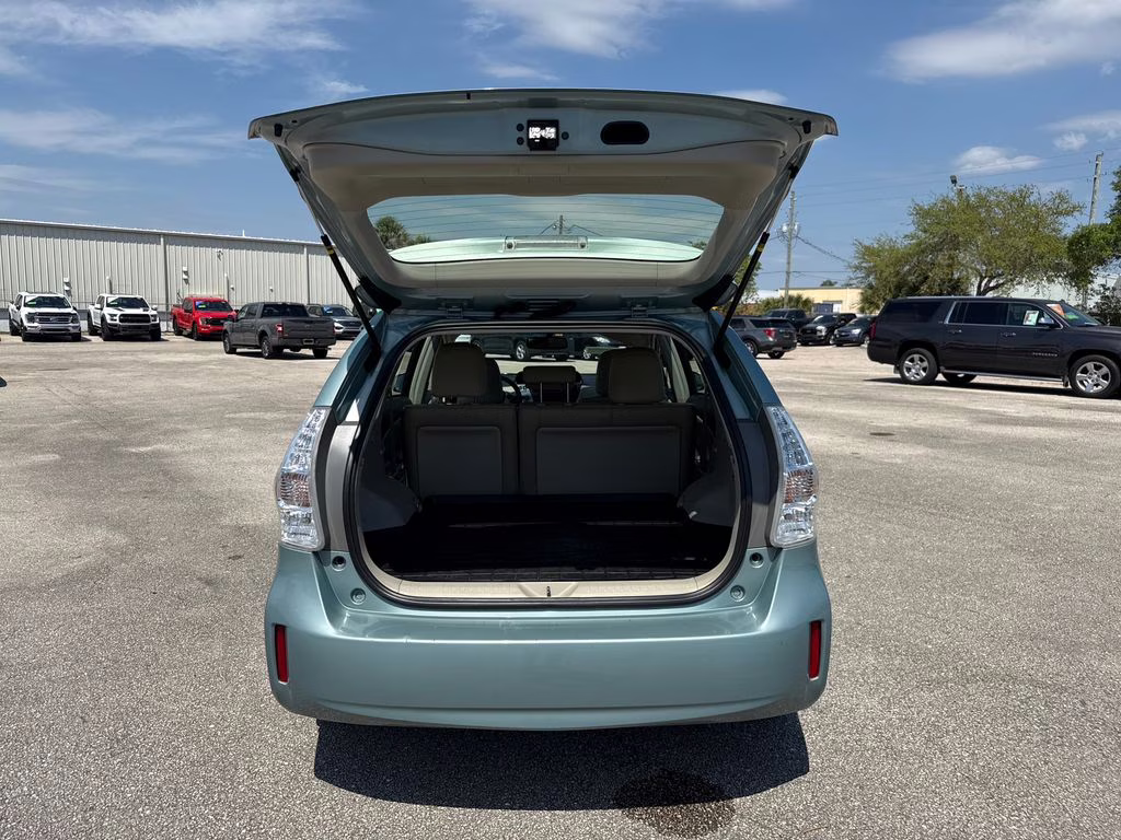 2013 Sea Glass Pearl Toyota Prius v Five FWD Crossover