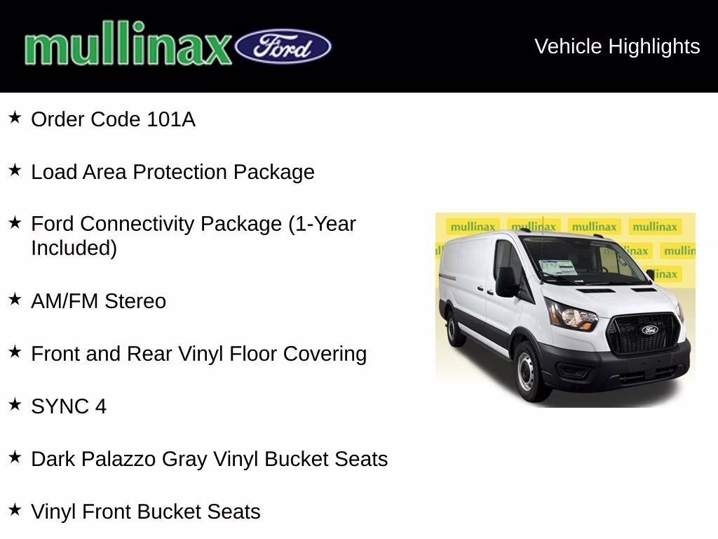 2026 Oxford White Ford Transit-150 Base RWD Van