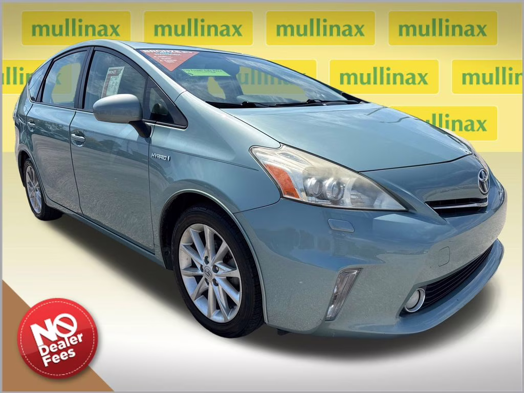 2013 Sea Glass Pearl Toyota Prius v Five FWD Crossover