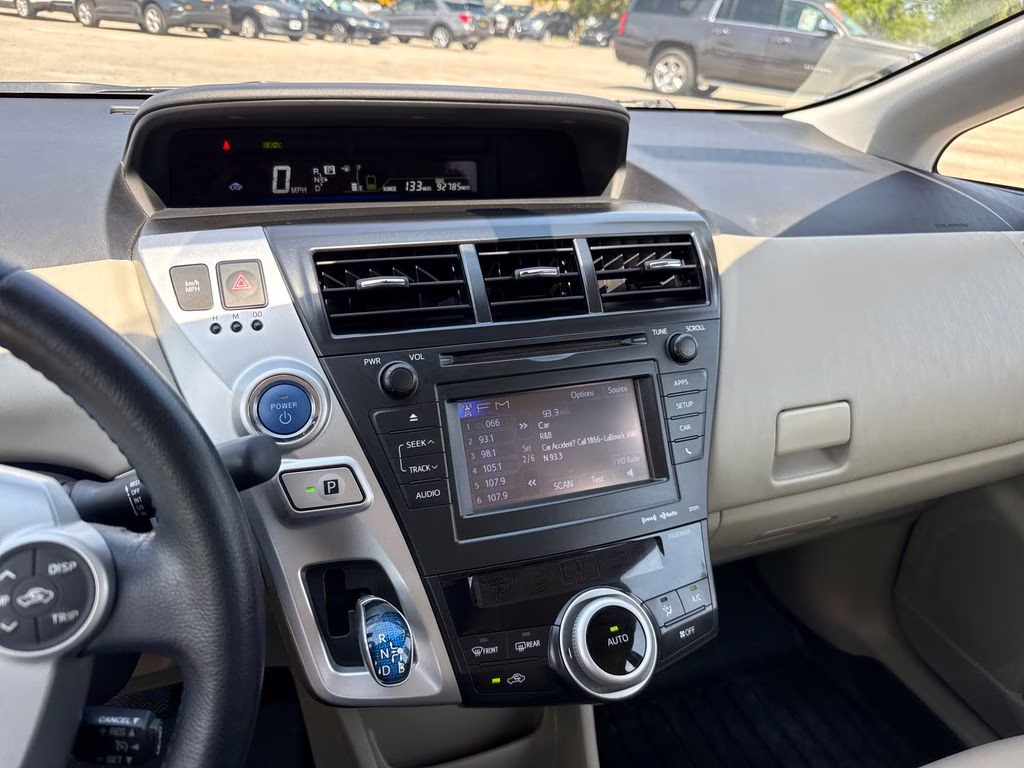 2013 Sea Glass Pearl Toyota Prius v Five FWD Crossover