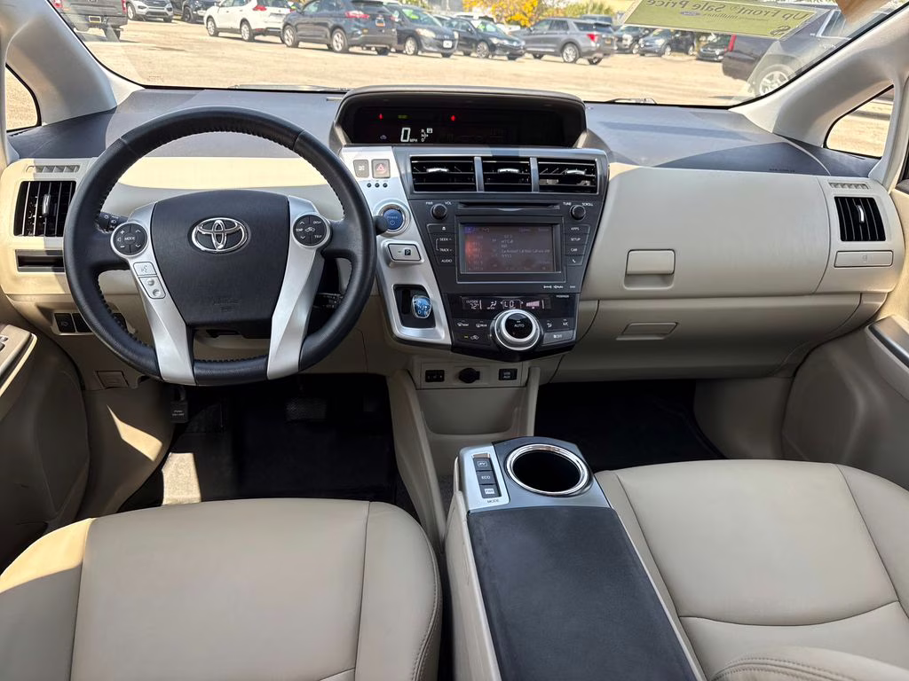 2013 Sea Glass Pearl Toyota Prius v Five FWD Crossover