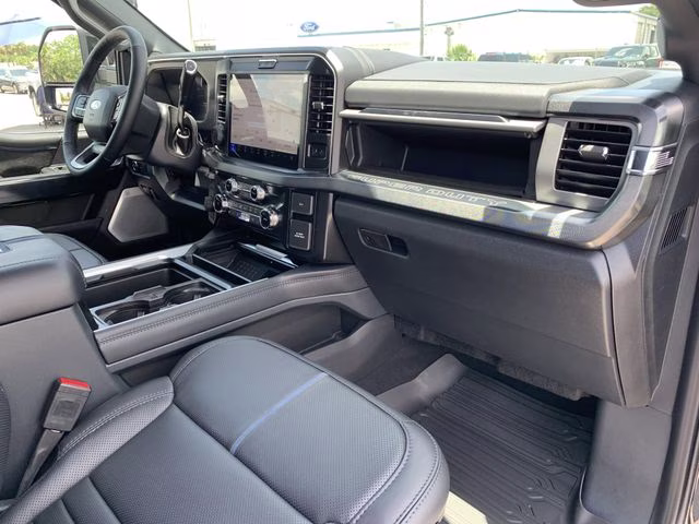 2025 Agate Black Metallic Ford Super Duty F-350 SRW Platinum 4X4 Truck