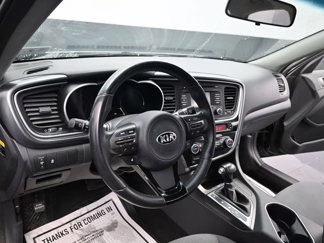 2015 Aurora Black Pearl Kia Optima Hybrid EX FWD Sedan