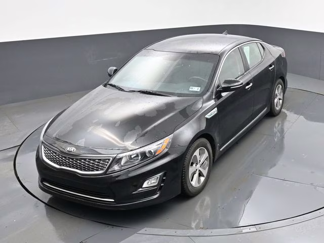 2015 Aurora Black Pearl Kia Optima Hybrid EX FWD Sedan