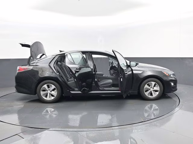 2015 Aurora Black Pearl Kia Optima Hybrid EX FWD Sedan