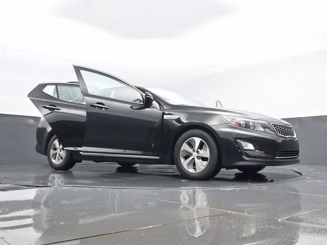 2015 Aurora Black Pearl Kia Optima Hybrid EX FWD Sedan