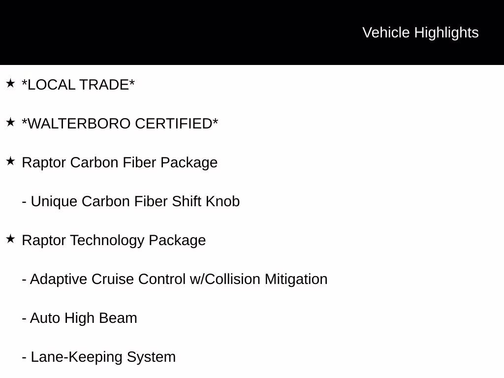 2018 Lead Foot Ford F-150 Raptor 4X4 Truck