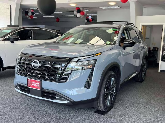 2026 Gray Nissan Pathfinder Platinum 4X4 SUV