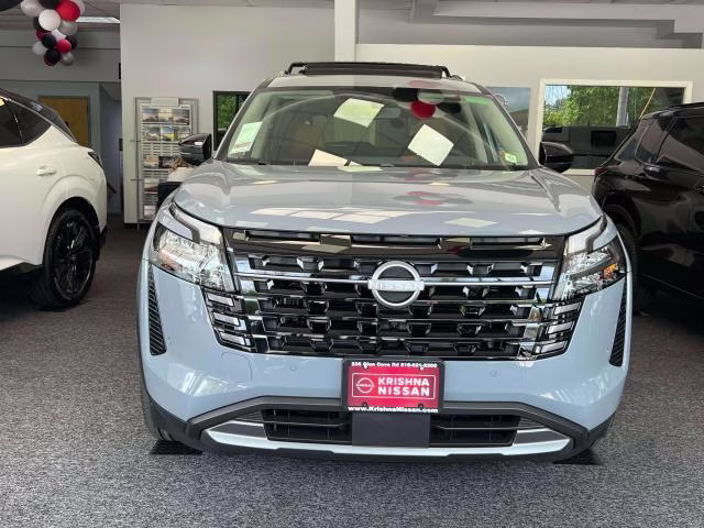 2026 Gray Nissan Pathfinder Platinum 4X4 SUV