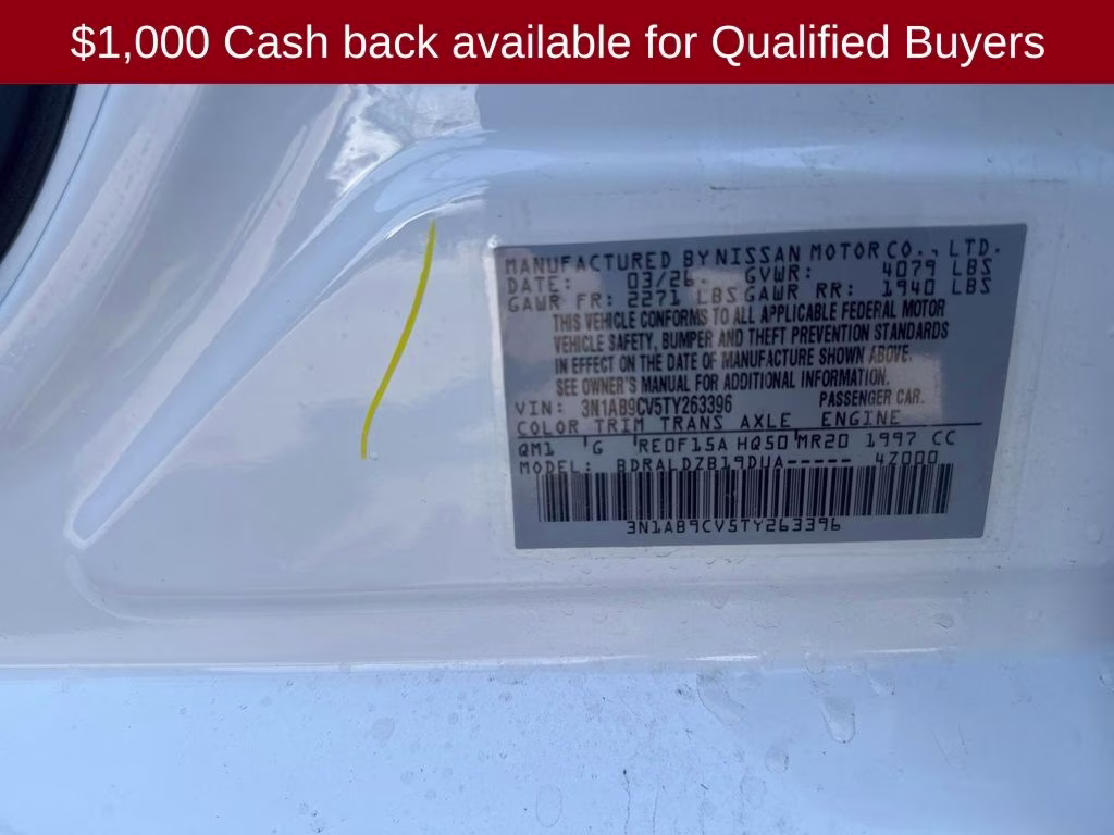 2026 Fresh Powder Nissan Sentra SV FWD Sedan