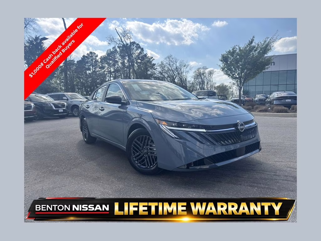 2026 Atlantic Gray Metallic Nissan Sentra SV FWD Sedan