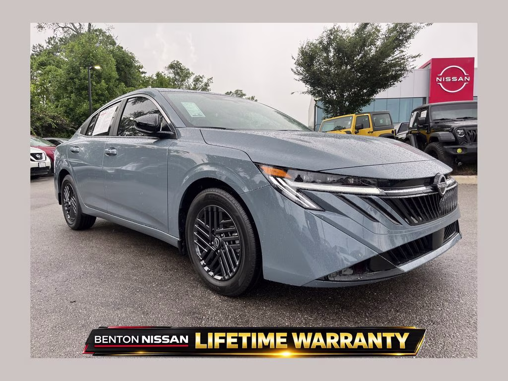 2026 Atlantic Gray Metallic Nissan Sentra SV FWD Sedan
