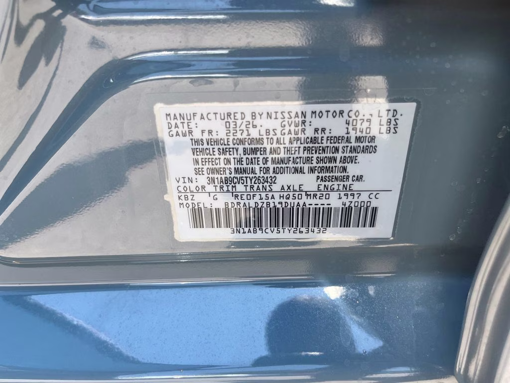 2026 Atlantic Gray Metallic Nissan Sentra SV FWD Sedan