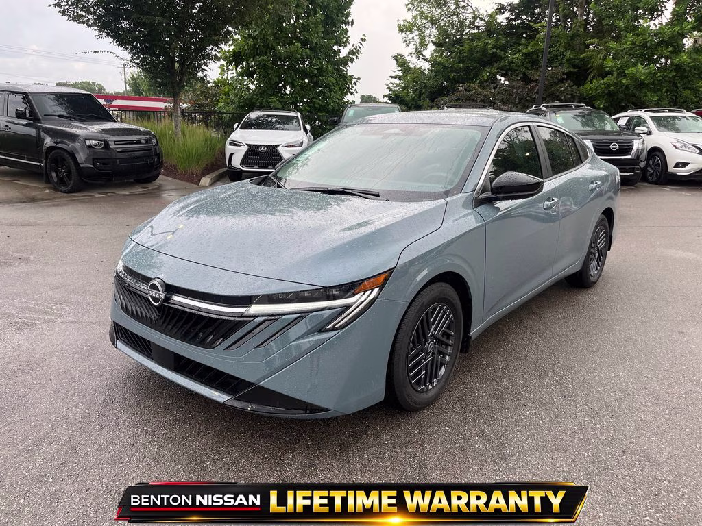 2026 Atlantic Gray Metallic Nissan Sentra SV FWD Sedan